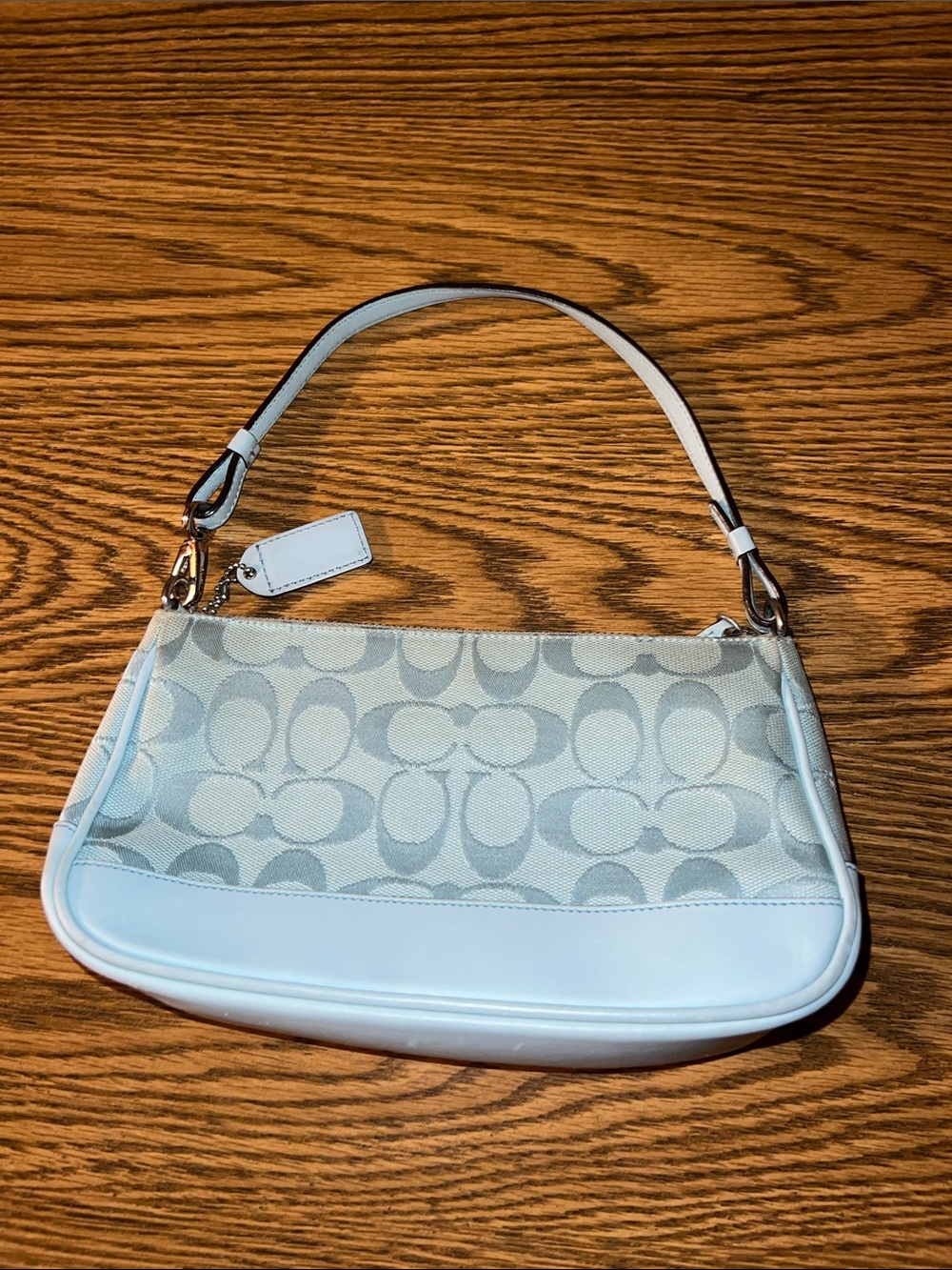 Coach Signature Demi Mini Pouch Bag Vintage - Picture 2 of 12